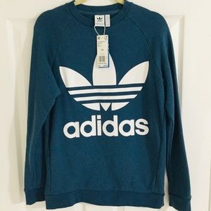 NWT adidas Oversized Sweatshirt—Dark Steel
